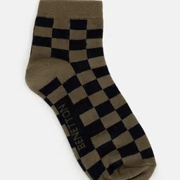 United Colors of Benetton Kids Checked Ankle-Length Socks-picture-18