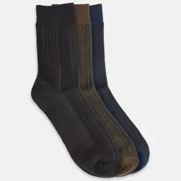 BYFORD by Pantaloons Men Pack Of 3 Patterned Calf-Length Socks-27