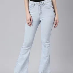 SHOWOFF Women Clean Look Mid-Rise Stretchable Bootcut Jeans-picture-43