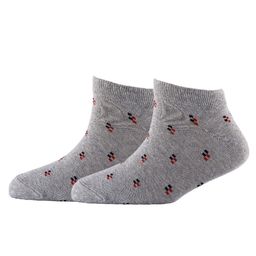 Cotstyle Men Pack Of 2 Patterned Cotton Ankle Length Socks-image-98