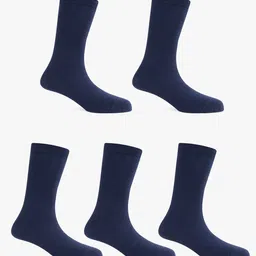 TOFFCRAFT Pack of 5 Cotton Calf-Length Socks-21