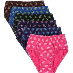 DYCA Girls Pack Of 6 Cotton Hipster Briefs-picture-17