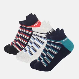 Pepe Jeans Men Pack Of 3 Striped Ankle Length Socks-picture-10