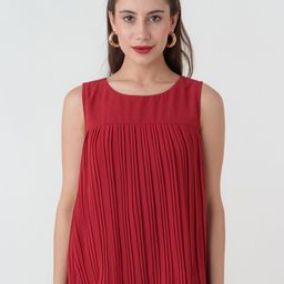 Zink London Pleated Detail Top-picture-1