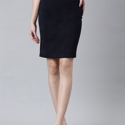 SHOWOFF Above Knee-Length Pencil Skirt-picture-50