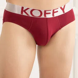KOFFY Cotton Basic Briefs KOFFY_KI26_BRF_MNRD_1PC-image-15
