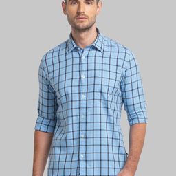 Parx Men Slim Fit Checked Casual Cotton Shirt-image-89