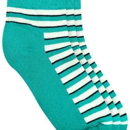 Heelium Men Pack Of 3 Striped Ankle-Length Socks-image-84