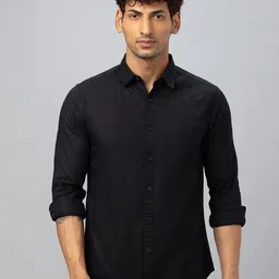 Globus Comfort Spread Collar Cotton Linen Casual Shirt-image-41