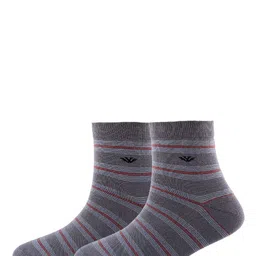 Cotstyle Men Pack Of 2 Striped Cotton Ankle Length Socks-image-65