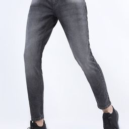 HIGHLANDER Men Grey Skinny Fit Light Fade Stretchable Jeans-image-24