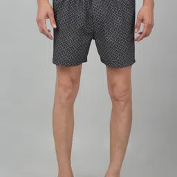 Cantabil Printed Pure Cotton Boxers MBOX00010_BLACK-image-17