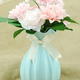 Art Street Blue Origami European Style Vase-image-97