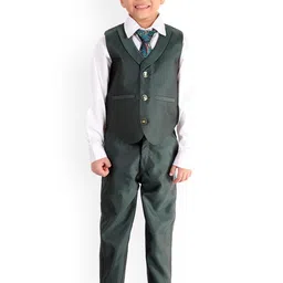 BAESD Boys Textured 5-Piece Single-Breasted Suit-picture-31