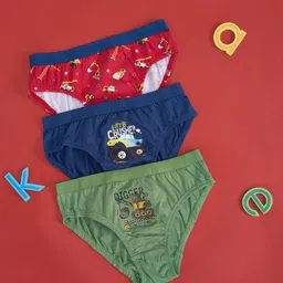 Pantaloons Junior Boys Pack Of 3 Printed Cotton Basic Briefs-picture-15