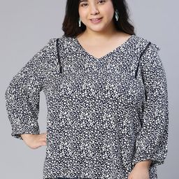 Oxolloxo Plus Size Floral Print Top-20