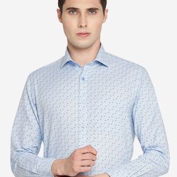 Greenfibre Slim Fit Printed Formal Shirt-image-48