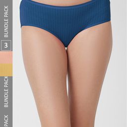 FashionRack Women Pack Of 3 Assorted Printed Anti Odour Cotton Hipster Briefs-image-67