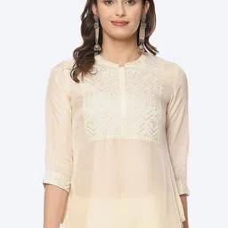 Biba Embroidered Kurti-image-3