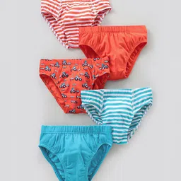Honeyhap Infant Boys Pack Of 5 Printed Basic Briefs 10980402-15