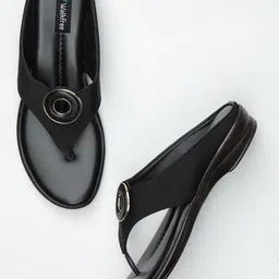 Walkfree Embellished T-Strap Flats-image-87