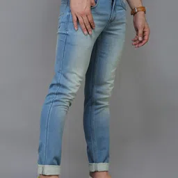 TQS Men Blue Urban Straight Fit Light Fade Jeans-picture-47