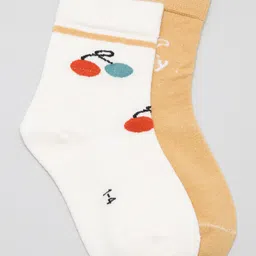J Style Kids Pack of 2 Patterned Ankle Length Socks-image-4