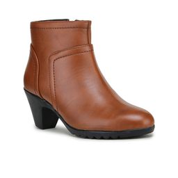 GARDIN Women Tan Colored Solid Regular Boots-image-41