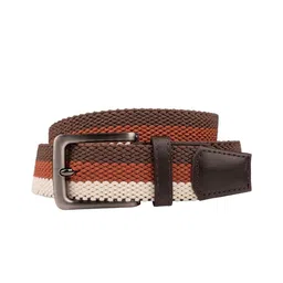 The Tie Hub Men Braided Stretchable Canvas Belt-image-43