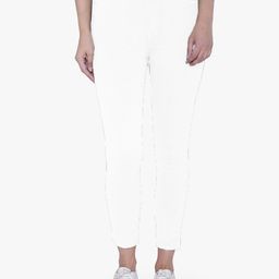 FCK-3 Women White Jean High-Rise Stretchable Jeans-image-2