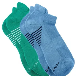 Mint & Oak Men Pack of 2 Patterned Ankle-Length Eco-Friendly Bamboo Socks-43