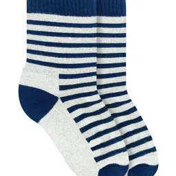 Heelium Kids Pack of 2 Striped Calf-Length Socks-image-84