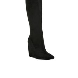 London Rag Women High Top Wedge Boots-15