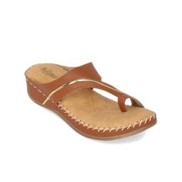 The Roadster Lifestyle Co. Leather One Toe Flats-37