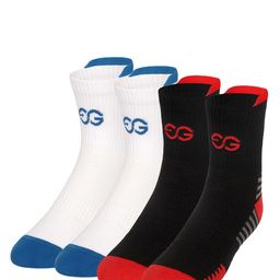 SuperGear Men Workout Pack of 2 Ankle Length Cotton Socks-30