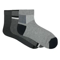 Mast & Harbour Men Pack Of 3 Patterned Cotton Ankle-Length Socks-45