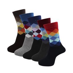 RC. ROYAL CLASS Men Pack Of 5 Patterned Calf-Length Socks-18