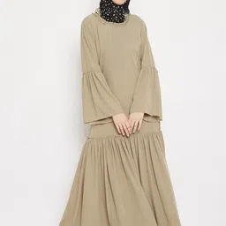 MOMIN LIBAS Women Beige Abaya-image-41