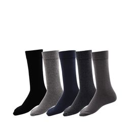 RC. ROYAL CLASS Men Pack Of 5 Solid Cotton Calf Length Socks-29