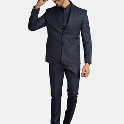Wintage Men Single-Breasted 2-Piece Suit-image-9