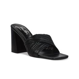 London Rag Black Crinkled Block Heels-picture-17
