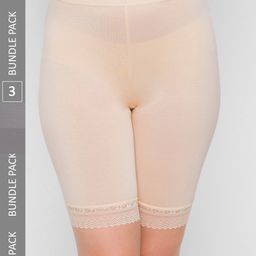NOIRA Women Pack Of 3 Mid- Rise Boy Shorts Briefs-picture-57