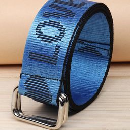 ZORO Men Blue Printed Belt-image-68