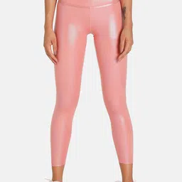 Puma Women Peach Colored High Waist 7/8 Slim-Fit Training Tights-image-23