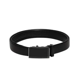 Kastner Men Black Textured Autolock Formal Belt-image-45