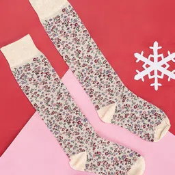 Pantaloons Junior Girls Printed Calf-Length Socks-51