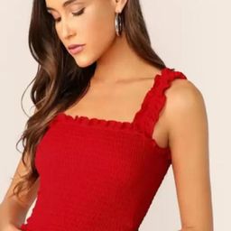 IQRAAR Woman Bobbin Elastic Crop Top-image-84