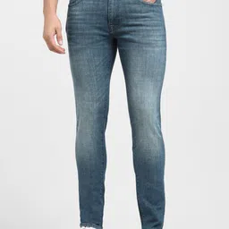 SELECTED Men Clean Look Heavy Fade Slim Fit Cotton Jeans-image-94