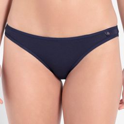 Jockey Women Navy Blue Solid Bikini Briefs-picture-57