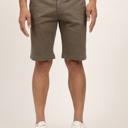 LINDBERGH Men Olive Green Solid Shorts-image-97
